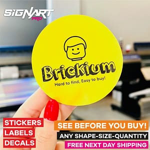 Round Cut Stickers